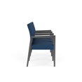 thumbnail image 3 of Pemberly Row Waiting Reception 3 Seat Tandem Seating Wood Frame in Blue, 3 of 5