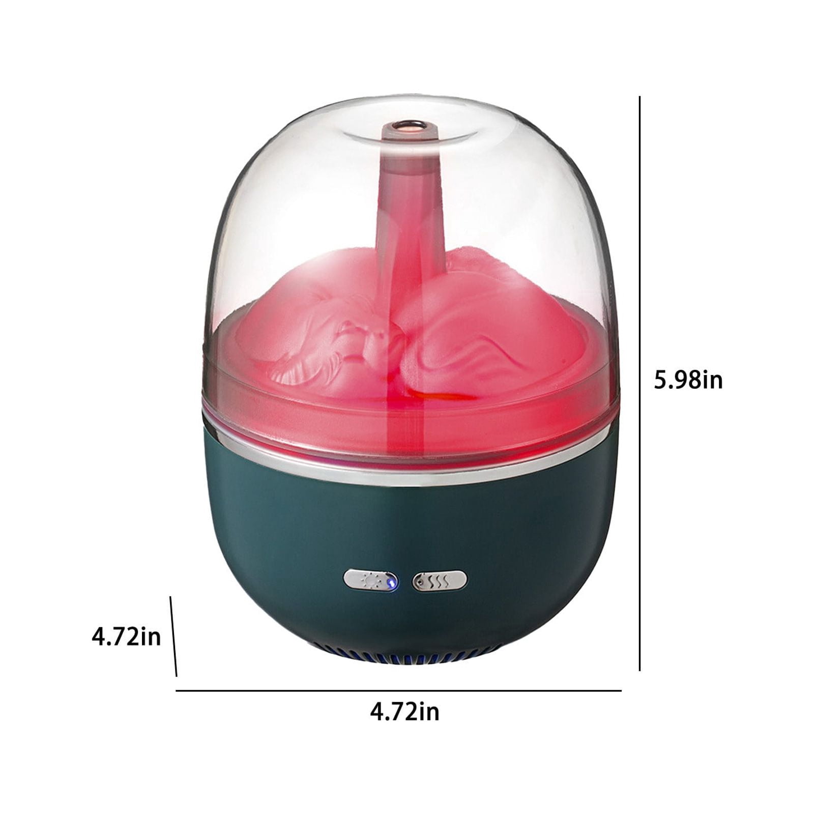 WQQZJJ Humidifiers For Bedroom Large Room Home Warm For Mist Top Desk Humidifiers Essential Oil Diffuser Quiet With Mist Humidifiers For Home Small Humidifier