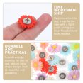 thumbnail image 3 of Épingles à Pousser en Résine Durable et Métal Marguerite pour Décoration Couleur Assortie 30 Pcs, 3 of 9