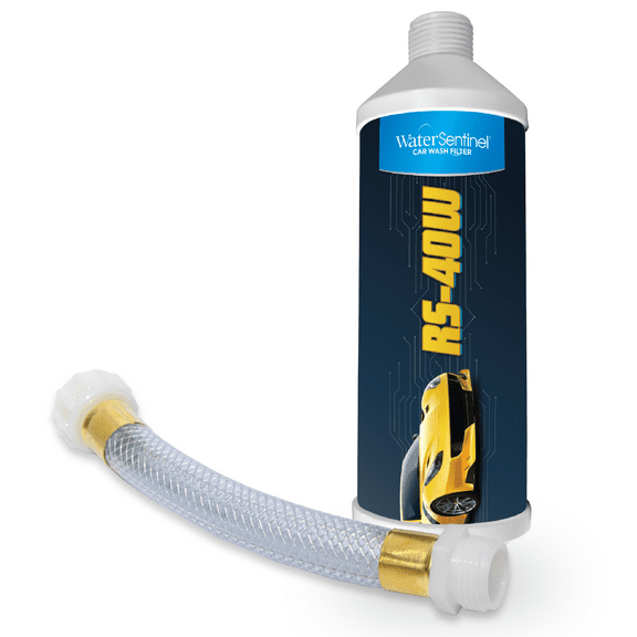 WaterSentinel RS-40W Car Wash Inline Multi-Stage Water Conditioner Filter for RV, Boat, Home