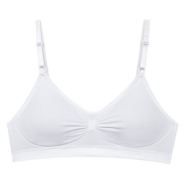 Quealent Womens Bras Comfortable Full Coverage Women's Plus Size Cate  Underwire Full Cup Banded Bra (White,S)
