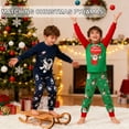 thumbnail image 2 of Boys Christmas Pajamas 4 Piece Toddler Kids Sleepwear Boys Long Sleeve Pajamas Winter Nightwear Age 2-12 Years, 2 of 6