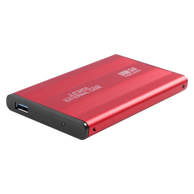 Caja Disco Duro USB 3.0 Cgtredaw 3 TB SATA HDD SSD 2 5 Pulgadas Rojo