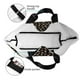 thumbnail image 4 of Balery Flower Pattern On Black Bolsa Tote Estilo Estético con Cremalleras, Bolsa de Hombro, Bolsa de Compras Grande y Plegable, 4 of 8