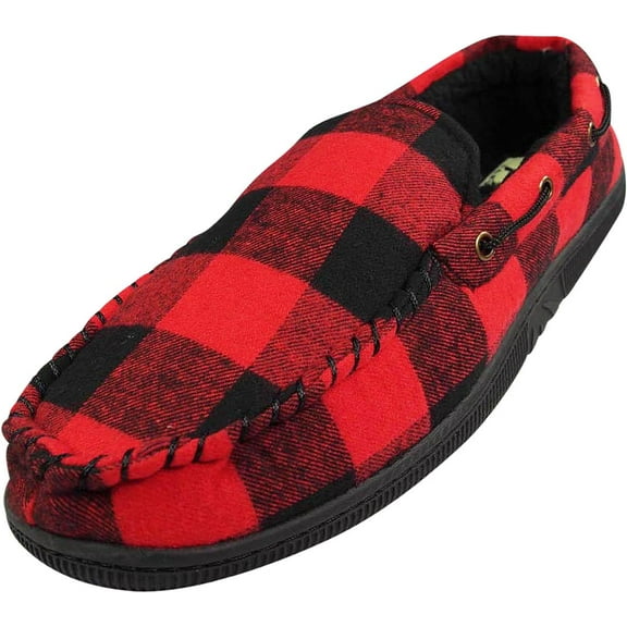 NORTY Men's Loafer Slip-On Moccasin Slippers - Comfortable, Stylish, and Versatile