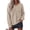 Khaki, variant on BTFBM Women's Loose Knitted Casual Sweaters | V Neck,Long Sleeve Sweater,Slouchy Pullover Tops,Fall Winter Clothes