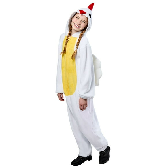 Rubies Chicken Comfy Wear Zipsters Costume for Kids, Unisex Small/Medium