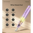 thumbnail image 3 of Taladro de uñas MelodySusie SC320F, 30000 RPM, recargable, color morado, 3 of 7