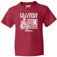 thumbnail image 3 of Inktastic Proud Military Nephew Red Friday Youth T-Shirt, 3 of 5
