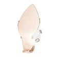 thumbnail image 3 of Lauren Lorraine Ella Clear Prom High Heel Jewel Embellished Formal Mule Sandals (Rose Gold, 11), 3 of 3