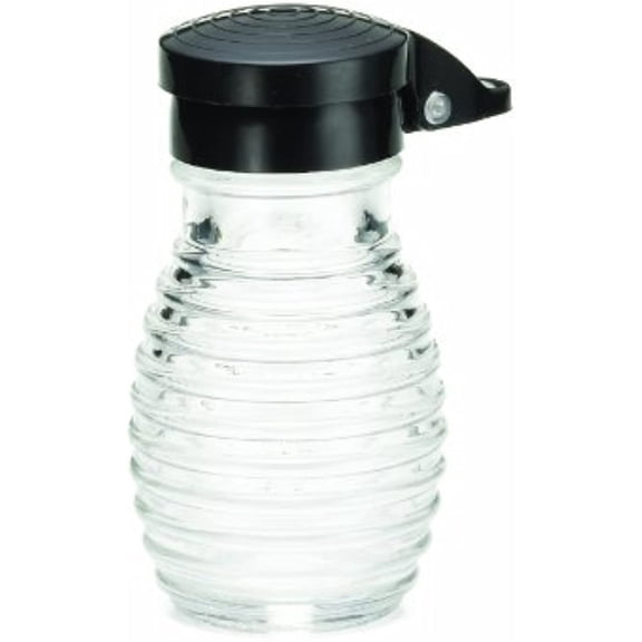 TableCraft BH2MPBK Flip-Top Salt and Pepper Shakers 2 oz. capacity, Beehive