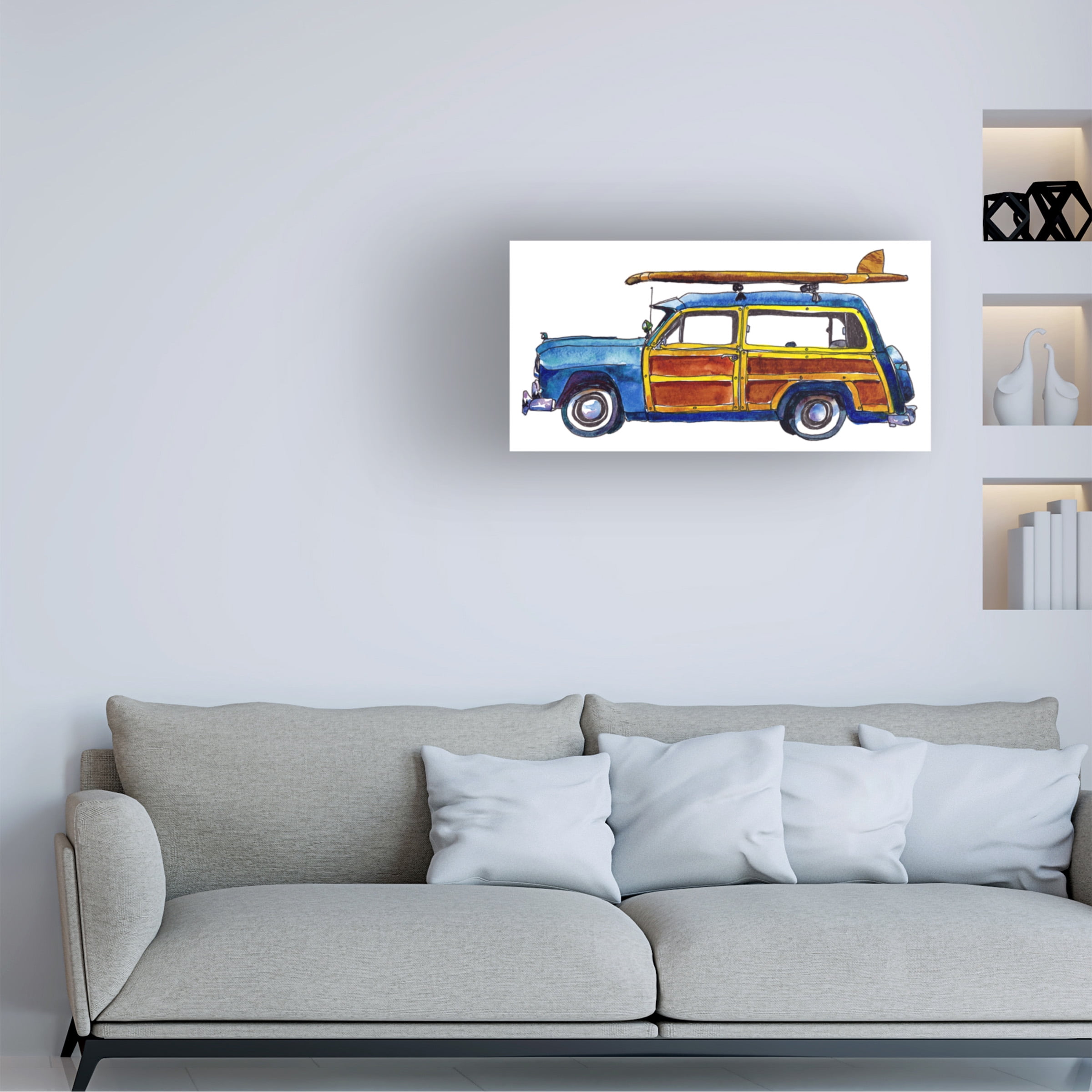 Paul McCreery 'Surf Car IX' Canvas Art
