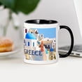 thumbnail image 3 of CafePress - Blinding White Buildings In Greece Mugs - 11 oz Ceramic Mug - Novelty Coffee Tea Cup, 3 of 4