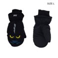 thumbnail image 2 of Niños Mittens Invierno Impermeable Niños Cálido Fácil Accesorios Empresas Cómodas Dibujos Animales Impresos para Clima Frío Negro L 3 pares kenally HA059221-12B, 2 of 6