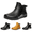Dark Gray, variant on Women's Rain Boots,Ankle Boots for Women Men Waterproof Resistant Boot Slip on Rubber Mid Calf Booties Non Sole Casual Outdoor Wide Width Shoes For Work Gardening Fishing Boating Camping