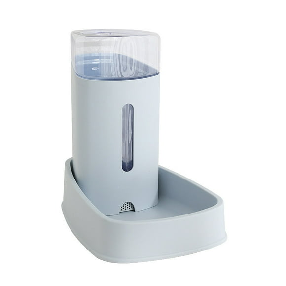 LSLJS Pet Bowl Dog Bowl Feeding Water Dispenser Automatic Water Storage Food Bowl