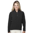 thumbnail image 1 of Tri-Mountain Juneau 7046 Quarter Zipper Fleece Pullover, X-Small, Black/Charcoal, 1 of 2
