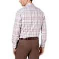 thumbnail image 2 of Tasso Elba Mens Prenton Plaid Polo Shirt, Red, Small, 2 of 2