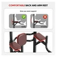 thumbnail image 2 of Pull Up Bar Station, Adjustable Multifunction Power Tower Dip Bar Station Home Gym Strength Training Workout Equipment for Pull-up Push-up Dips (Black-Classic)., 2 of 6