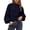 Navy, variant on BTFBM Sweaters for Women Fall Crew Neck Lantern Long Sleeve Oversized Sweater Casual Knit Winter Pullover Tops