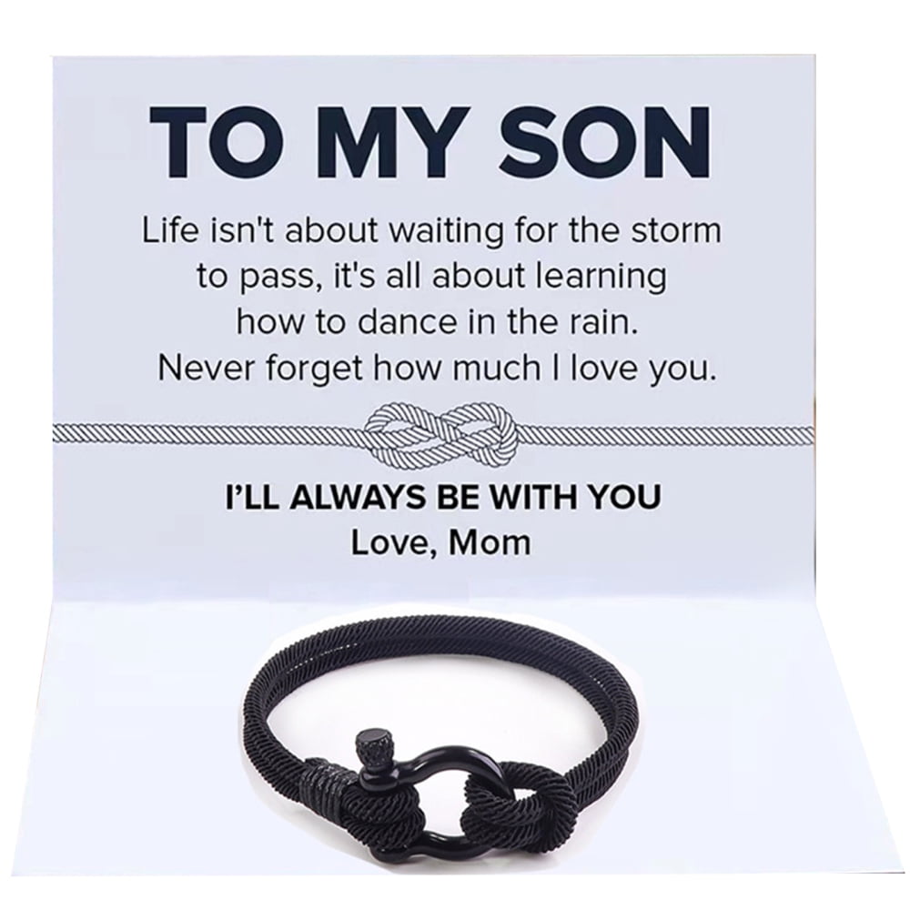 Horseshoe Clasp Bracelet Handmade Woven Bracelet Charming Jewelry