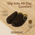 thumbnail image 3 of Cushionaire Canoe Genuine Suede Clogs for Women Footwear with Moc Toe Design – Casual Slip On Womens Shoes, 3 of 17