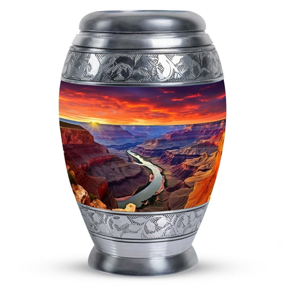 Grand Canyon Sunset Funeral Urns For Human Ashes Adult - Memorial Urns For Human Ashes Keepsake -Small Keepsake Urns For Human Ashes - Adult Urns For Human Ashes Men (Size-3inch,1Pcs)