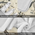 thumbnail image 3 of Yayeee Throw Blanket for Couch Soft Warm 60" x 80" Sofa Chair Bed Decoration, Beige Birds, 3 of 7