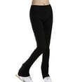thumbnail image 3 of Pantalones de práctica de patinaje artístico sobre hielo negro para mujeres adultas, niños y niñas - Alto S Cola Pantalones largos de patinaje artístico sobre hielo, 3 of 8