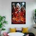 thumbnail image 4 of Movie Clownn Horrors of Hallowweenn Terrifieerr 2 Canvas Poster Prints Wall Art Picture Prints Modern Family Wall Art, 4 of 6