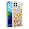 thumbnail image 2 of Funda para Motorola Moto G Stylus 2021 5G con Brillo Líquido Flotante, Purpurina, Parachoques y Anillo Giratorio Soporte, 2 of 5