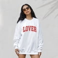 thumbnail image 3 of Retro Valentines Sweatshirt, Love Sweater, Valentines Day, Love Pullover, Womens Valentines Crewneck, Galentines Day T, Varsity Sweatshirt 1640242518 6558, 3 of 5