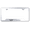 Silver, variant on Cadilac Laser Etched Logo Cut-Out License Plate Frame (Black on Chrome)