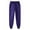 Z2-Purple, variant on Floleo Men Flap Pocket Drawstring Elastic Waist Cargo Pants Straight-Fit Casual Pants Solid Trousers Relaxed Plus Size Long Pant