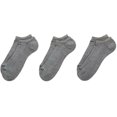 thumbnail image 2 of Nike Everyday Plus Cushion Training No-show Socks (3 Pairs), Grey Large, B0B3JP6CM5, 2 of 6