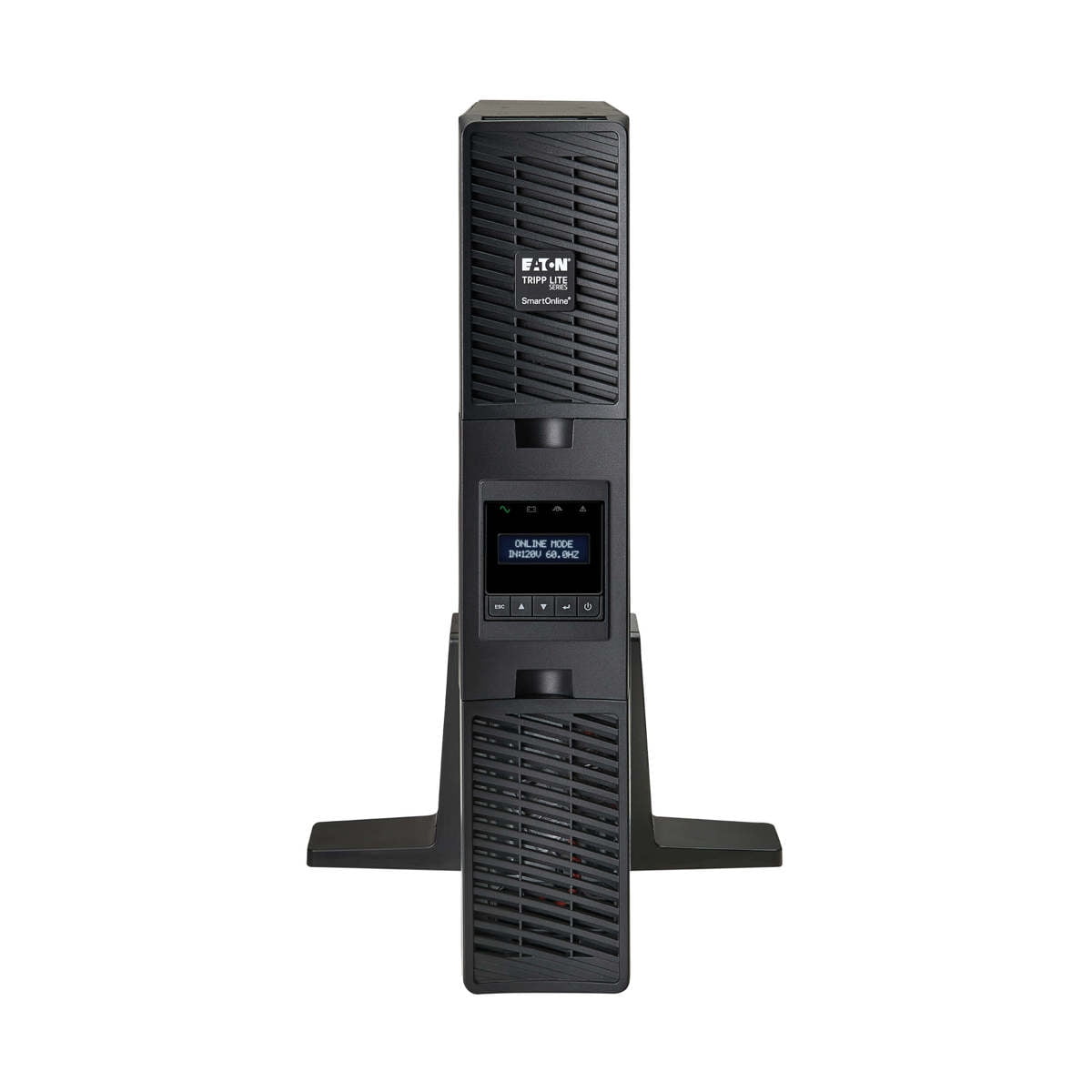 Tripp Lite 1500VA Smart Online UPS Battery Backup, 1300W Double Conversion, 2U Rackmount, LCD, USB, DB9, Extended Run Option (SU1500RTXLCD2U)