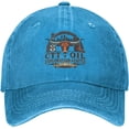 thumbnail image 1 of Ctt Oil Exploration & Cattle Denim Hats Unisex Golf Sports Empty Top Cap, 1 of 7
