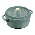 thumbnail image 1 of STAUB la COCOTE 2,2 L Cocotte Ronde en Fonte, Eucalyptus, 1 of 8