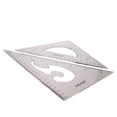 thumbnail image 1 of HUGFEGWE 25cm Large Triangle Ruler Square Set Plastic Triangular Scale Architectural Ruler for Students Homeschoolers Architects Engineers CJB91-23299, 1 of 7