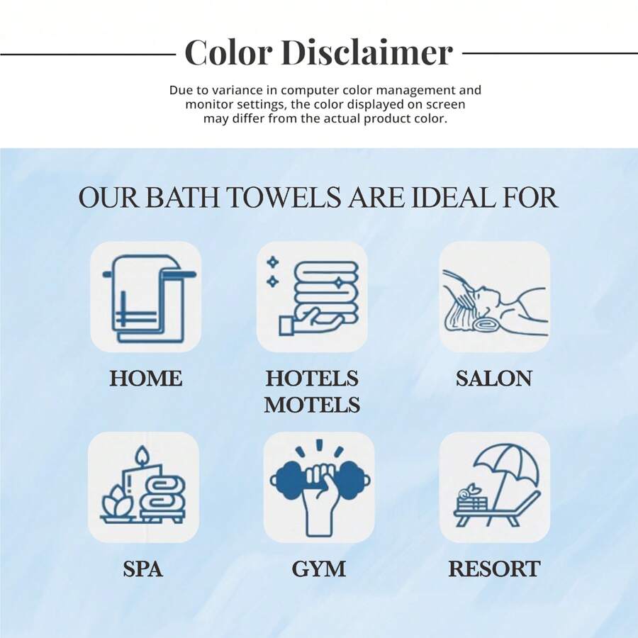 Extra Large Bath Towels (2 Pack) -  35"X70" Ultra Oversize Bath Sheet - 750 GSM 100% Cotton - Super Thicker / Super Soft / Super Absorbent,Use For Spa, Hotel, Beach, Gym, And Home