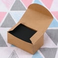 thumbnail image 4 of Retro Memo Pads DIY Kraft Blank Greeting Graffiti Postcard Handwritten Words Message Cards About 100pcs (Black), 4 of 8