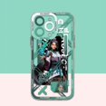 thumbnail image 3 of Funda de teléfono con diseño de personajes del juego Valorants para Samsung S24 S23 S22 S21 S20 S10 FE Note20 10 Plus Ultra Lite 5G, funda de TPU suave transparente, 3 of 5