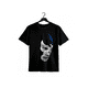 thumbnail image 1 of Camiseta azul libre de luchador mexicano Demon para hombres, mujeres y adolescentes, ideal para deportes, correr, senderismo y actividades al aire libre, de algodón, informal, unisex, con apliques de, 1 of 6