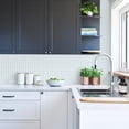 thumbnail image 2 of KItchen & Bath Essentials by Brewster 2766-23786 Crystalline Light Blue Glass Tile Wallpaper, 2 of 3