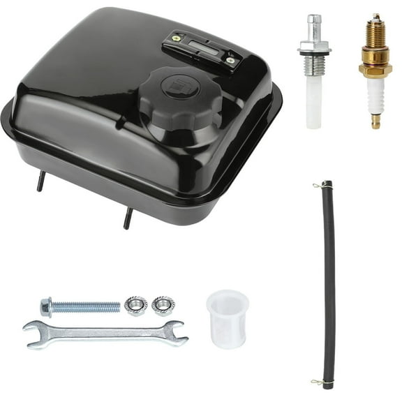 Enhanced Gas Fuel Tank & Fuel Level Gauge Suitable for Predator 212cc 196cc GX160 GX200 Engine Coleman CT200U CT200U-EX BT200X KT196 Baja Warrior MB165 MB200 Massimo Mini Bike Go Kart Components