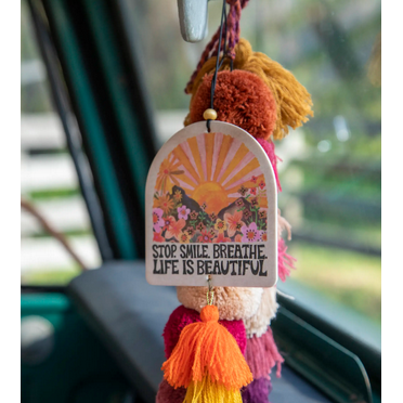Natural Life Stop Smile Breathe Air Freshener