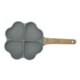 thumbnail image 1 of Egg Pan, Egg Frying Skillet Pan 4 Cup Fast Conduction With Handle For Kitchen Green,White, 1 of 8