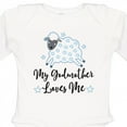 thumbnail image 4 of Inktastic Godmother Godson Lamb Boys Long Sleeve Baby Bodysuit, 4 of 5