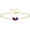 01-02-Jan-Feb-Birthstone, variant on Easter Gifts for Kids Teen Girl - 6 7 8 9 10 11 12 13 14 15 16 Year Old Girls Birthday Gifts, 14K Dainty Gold Plated Created Birthstone Bracelets for Women Girls Teens Toddler Jewelry Gifts