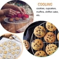 thumbnail image 5 of Round Cooking Rack, 3 Pcs Stainless Steel Baking Cooling Steaming Grilling Rack, Fits Air Fryer/Stockpot/Pressure Cooker/Round Cake Pan, Oven & Dishwasher Safe (7.5 + 9 + 10.5 Inch), 5 of 7